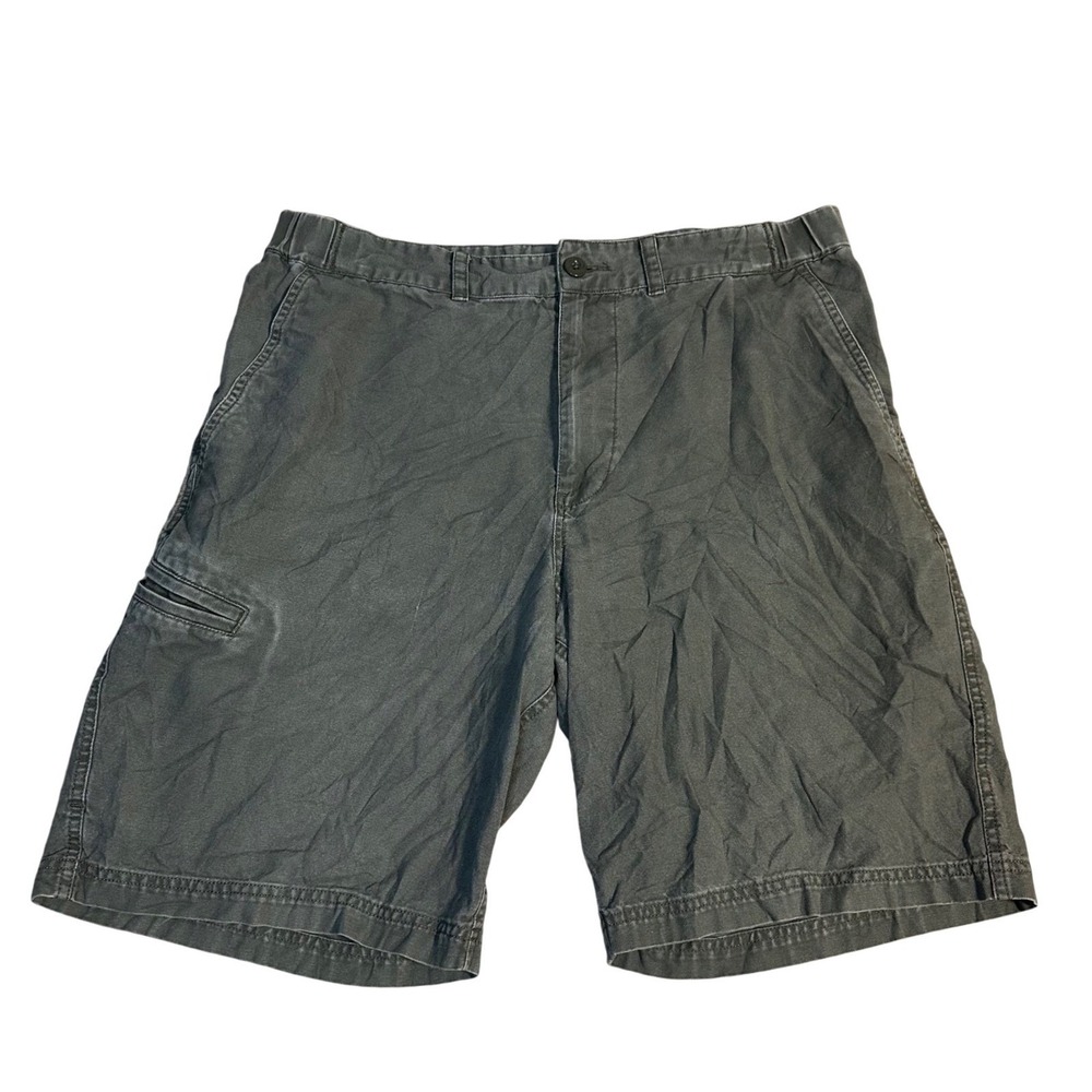 Patagonia Organic Cotton Cargo Shorts Men's Size L Green Utility Outdoor
